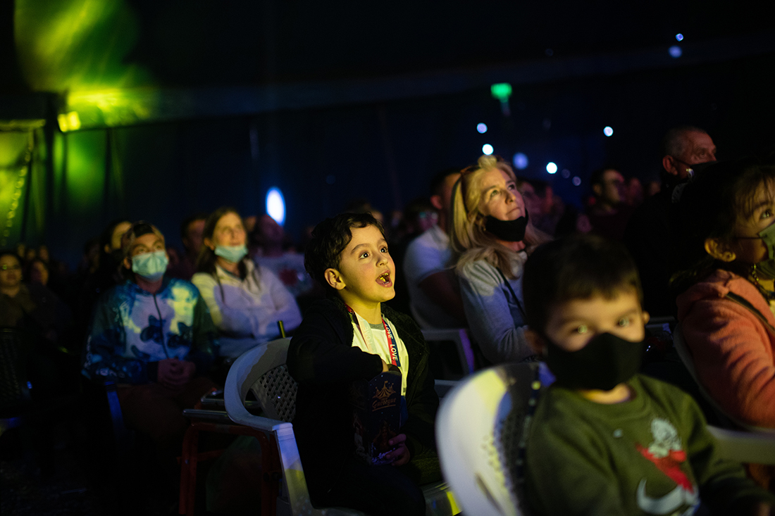 Durante las vacaciones, el circo Gueorgue realiza dos funciones diarias de lunes a lunes. (Pedro Castillo / La Voz).
