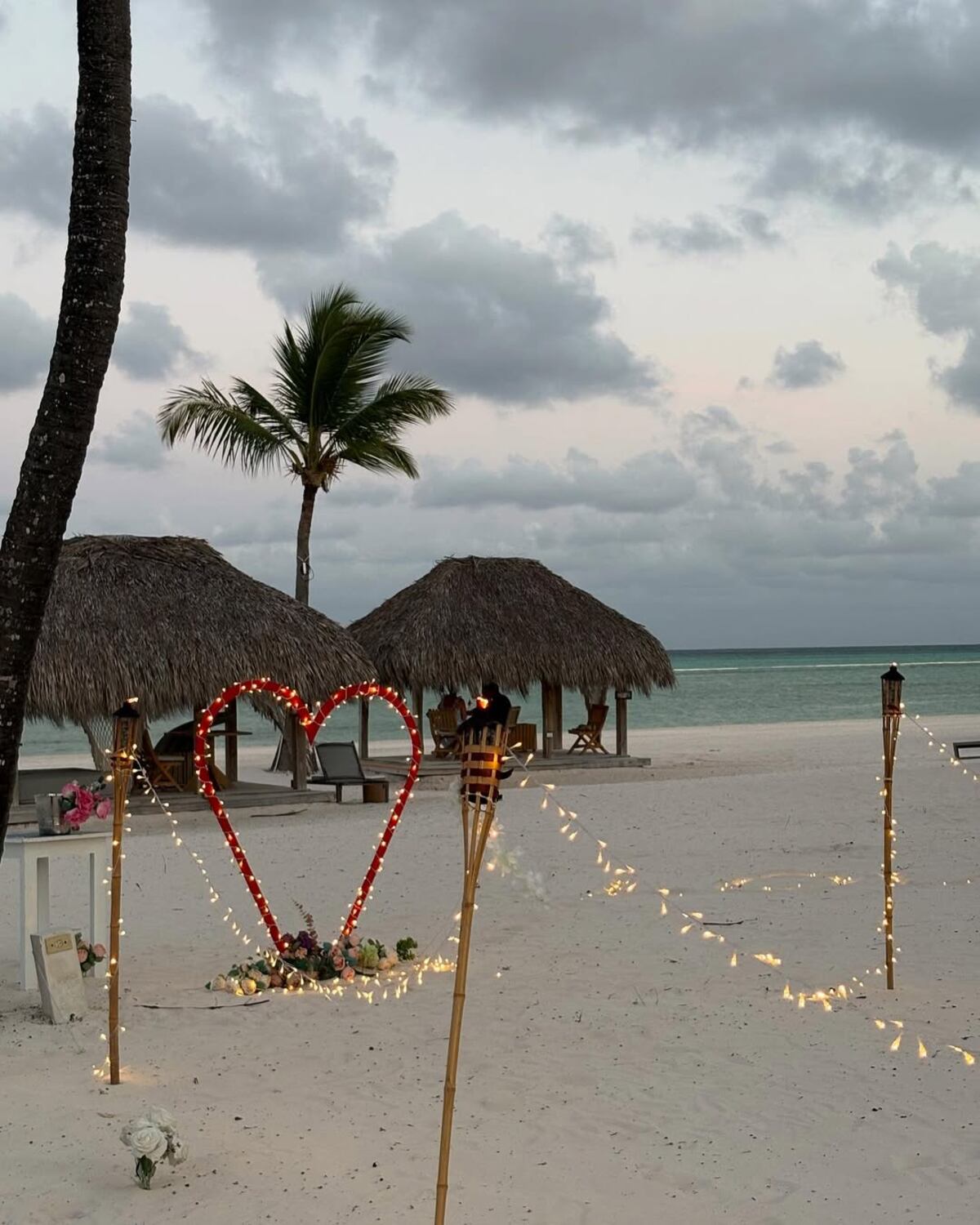 La Joaqui y Luck Ra, muy enamorados en el Caribe.