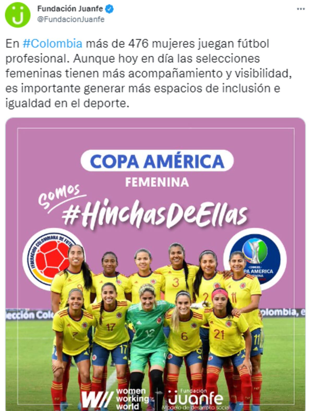 Hilo de Fundación Juanfe.