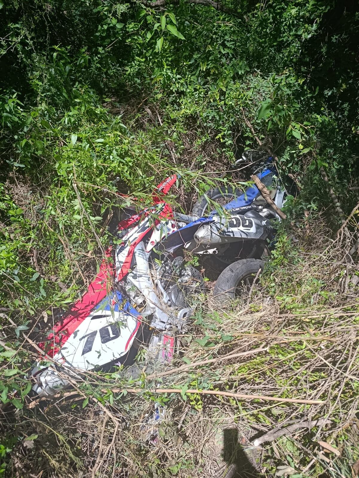 Capilla del Monte: recuperaron motocicletas de competición que habían sido sustraídas. (Policía de Córdoba)