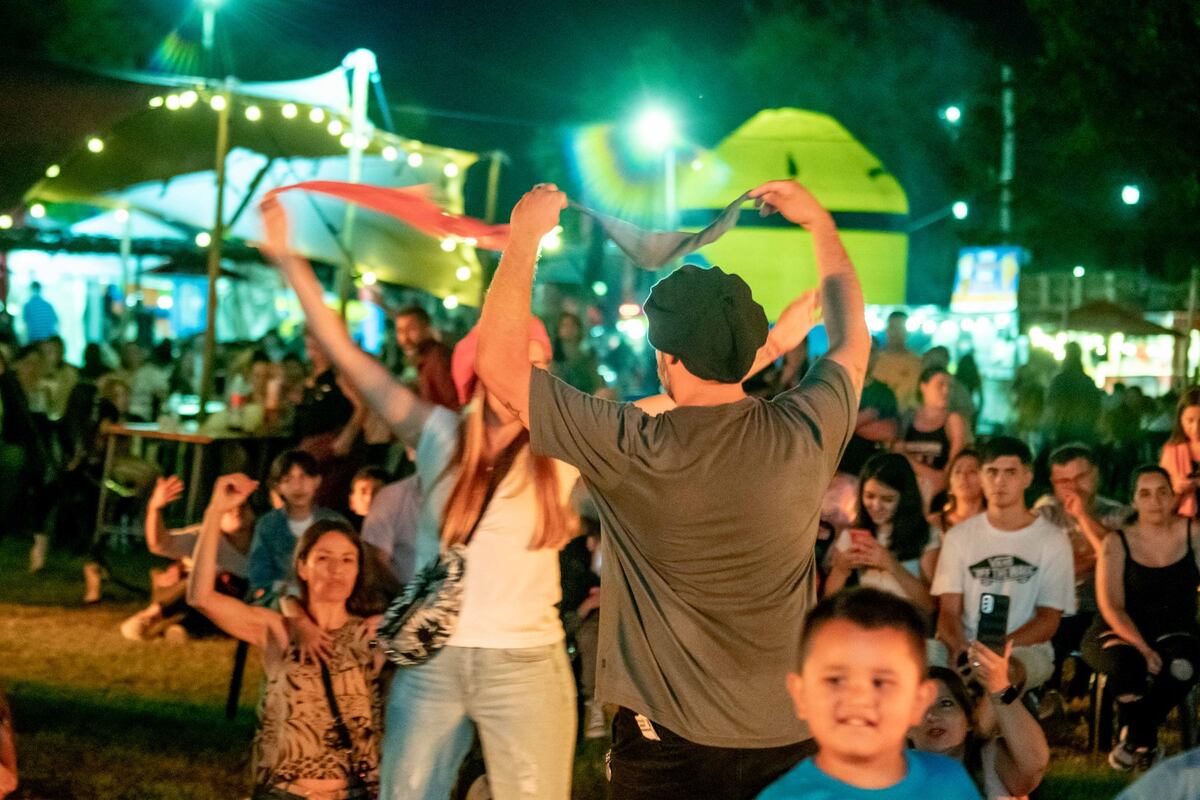 Patio de Doña Pipa, uno de los espacios más buscados en el Festival de Jesús María. (La Voz)