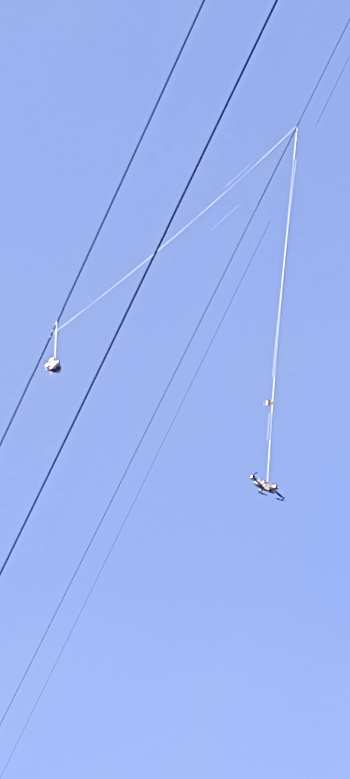 Droga en Bouwer. Intentaron pasar sustancias con un dron. (Gentileza)