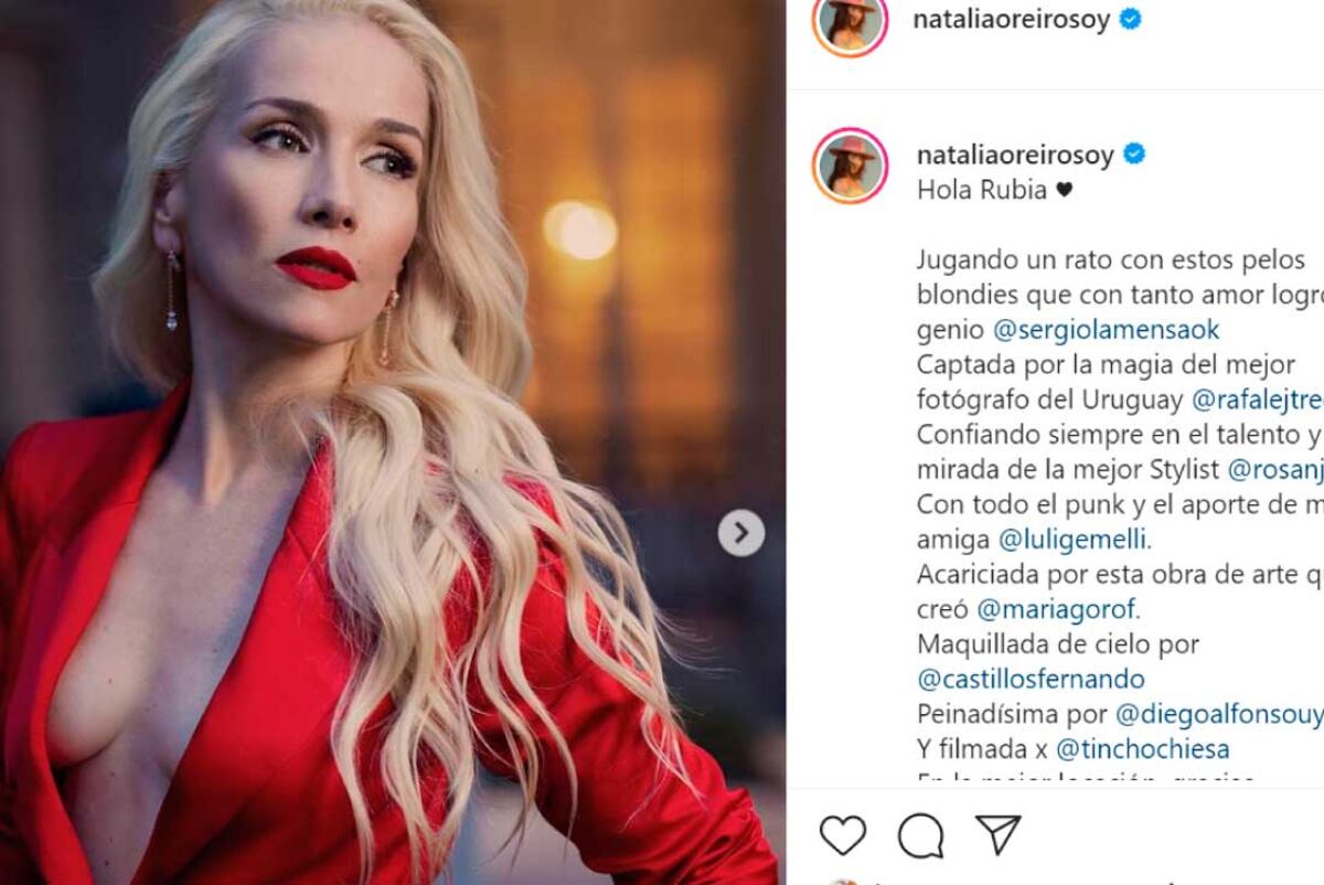 (Instagram Natalia Oreiro)