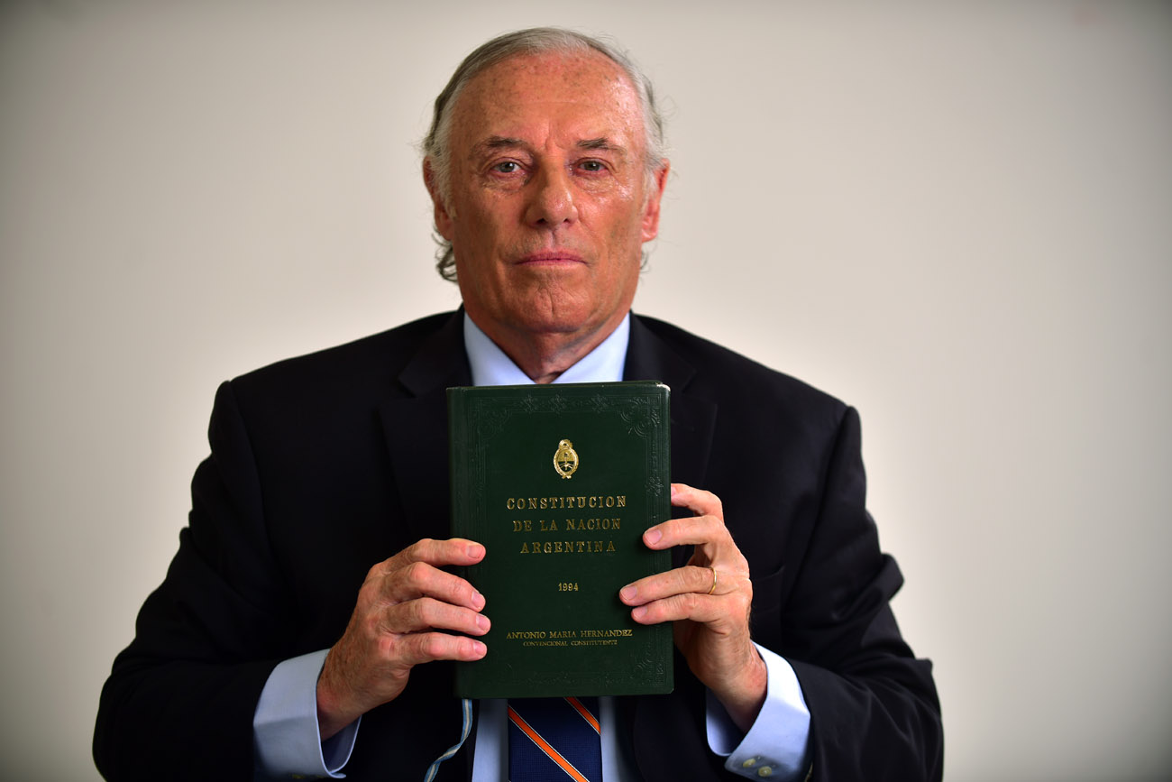 Antonio Maria Hernández, abogado constitucionalista. (Nicolás Bravo / La Voz)