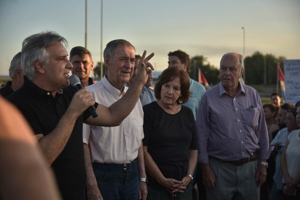 Inauguran acceso circunvalación y Rancagua con la presencia del Gobernador Juan Schiaretti y el Intendente Martin Llaryora (Facundo Luque / La Voz)