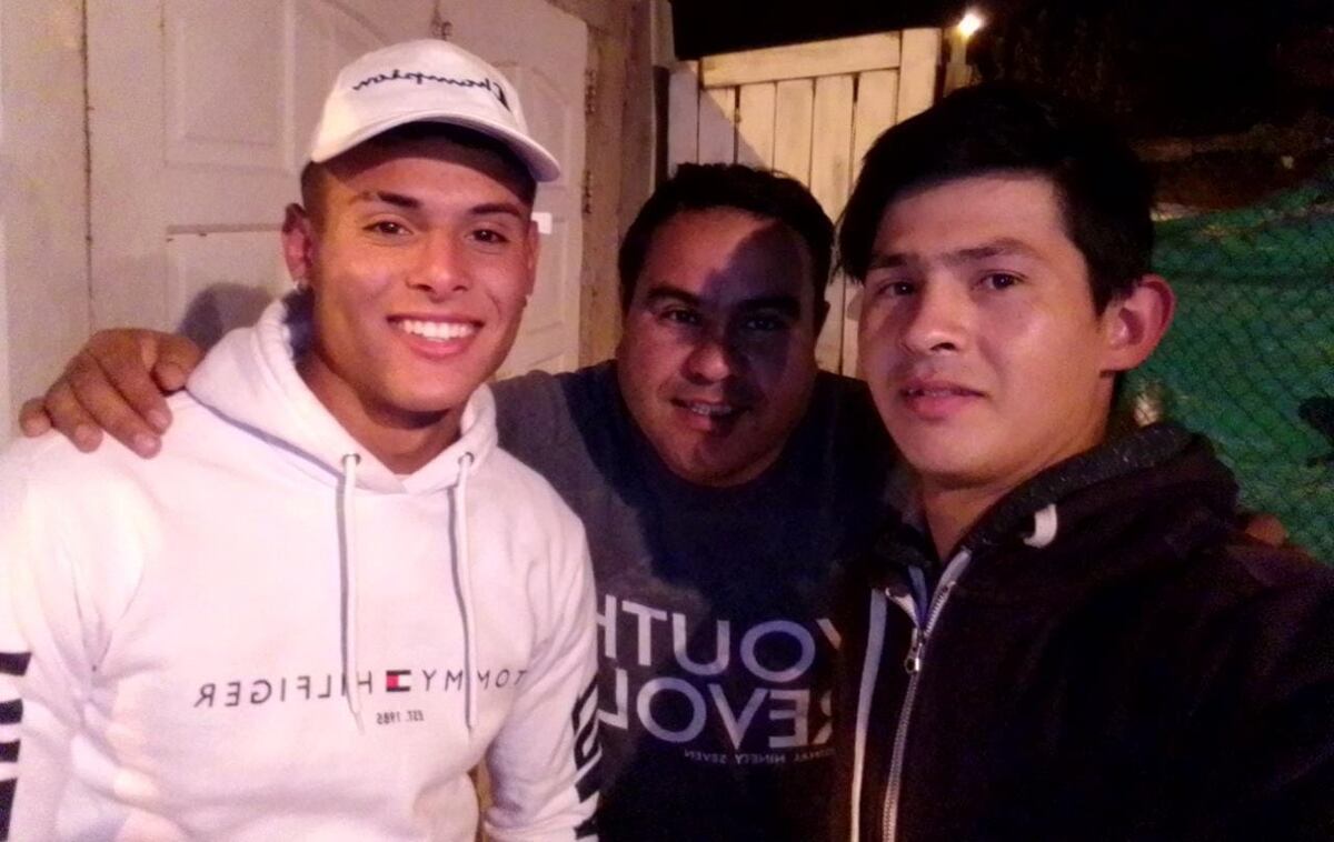 Lucas Palma y su hermano Carlos.