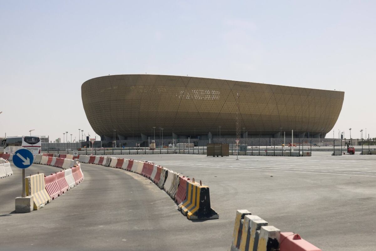 El estadio de Lusail, uno de los escenarios en los que jugará Argentina en el Grupo C de la Copa del Mundo 2022. (AP)