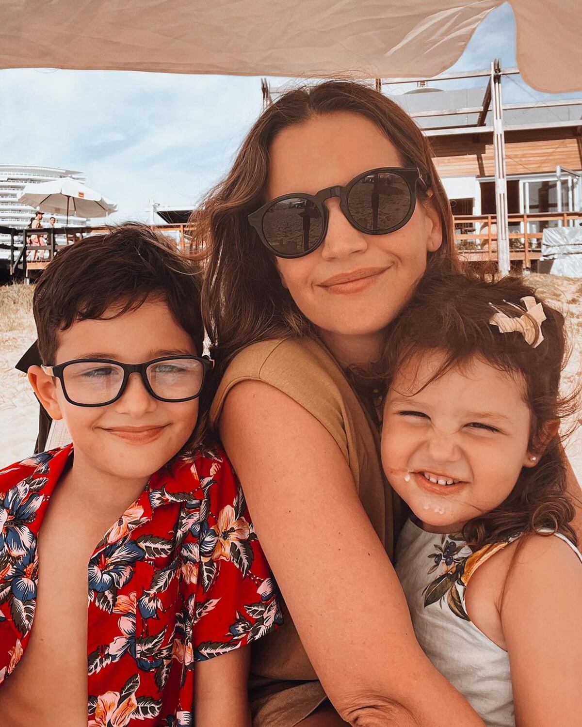 Sabrina Garciarena y Germán Paoloski tienen tres hijos: León, Beltrán y Mia. (Instagram Sabrina Garciarena)