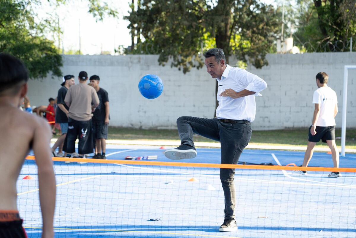 Siciiano, en una de las inauguraciones de la temporada.