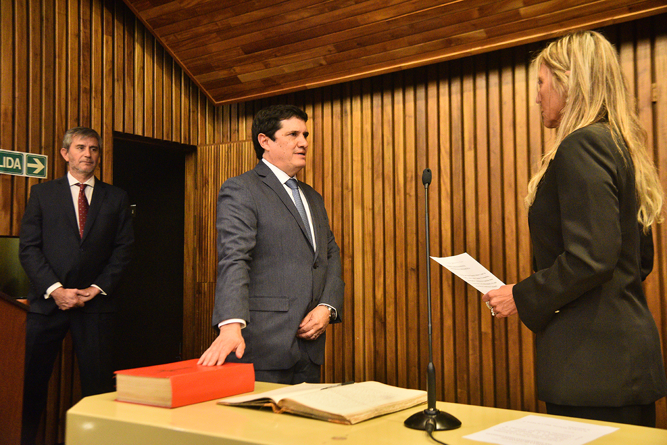 Nuevo juez. Hasta ayer abogado de matrícula, Facundo Zapiola se convirtió en juez de la Justicia federal. (Pedro Castillo / La Voz)