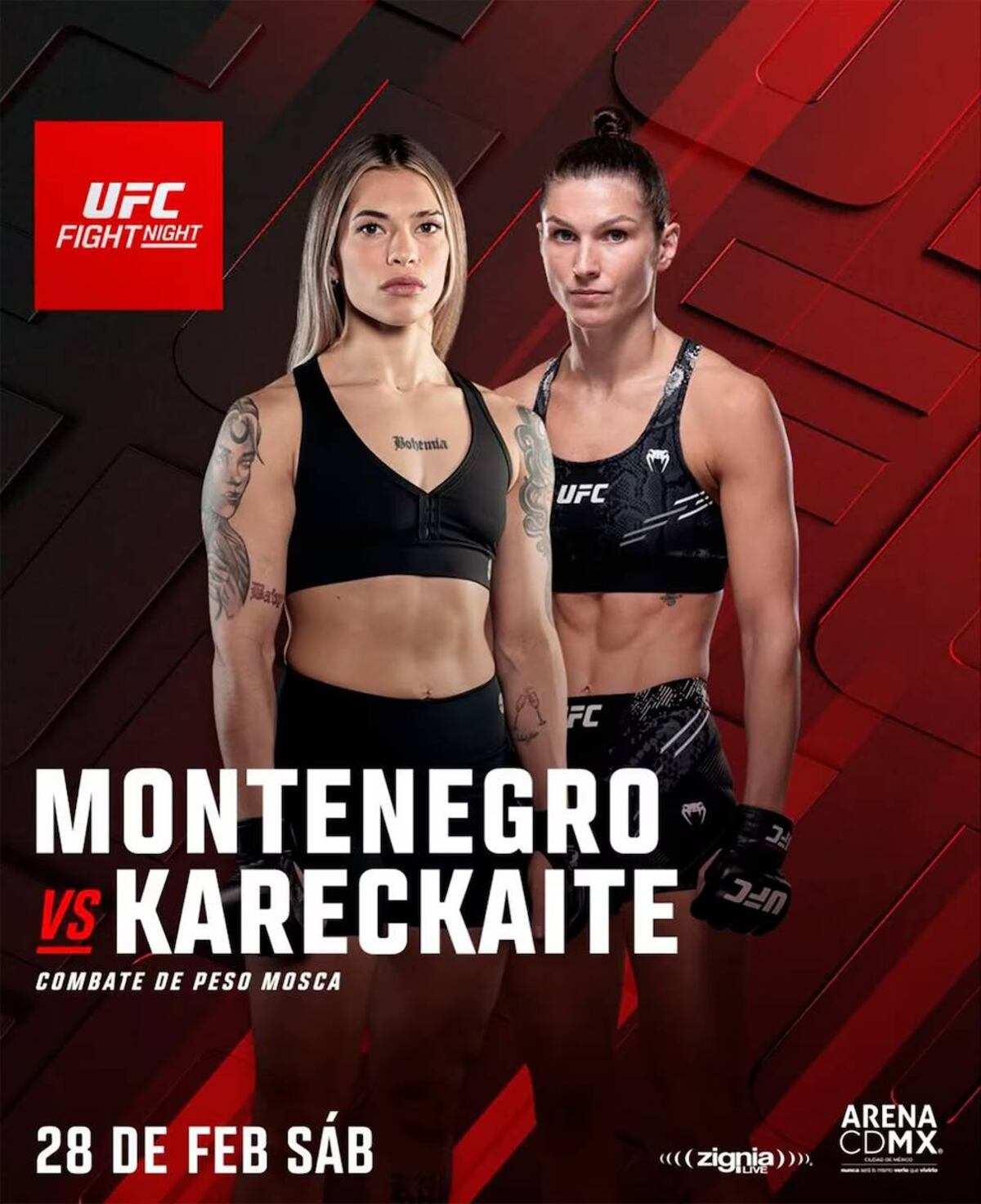 Sofía Montenegro, hincha de Talleres, lucha en la UFC.