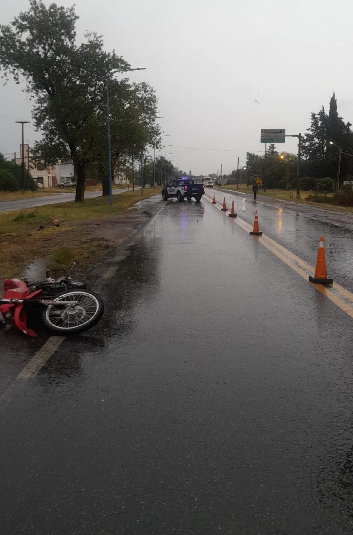 Grave siniestro vial frente a la Universidad de Río Cuarto.