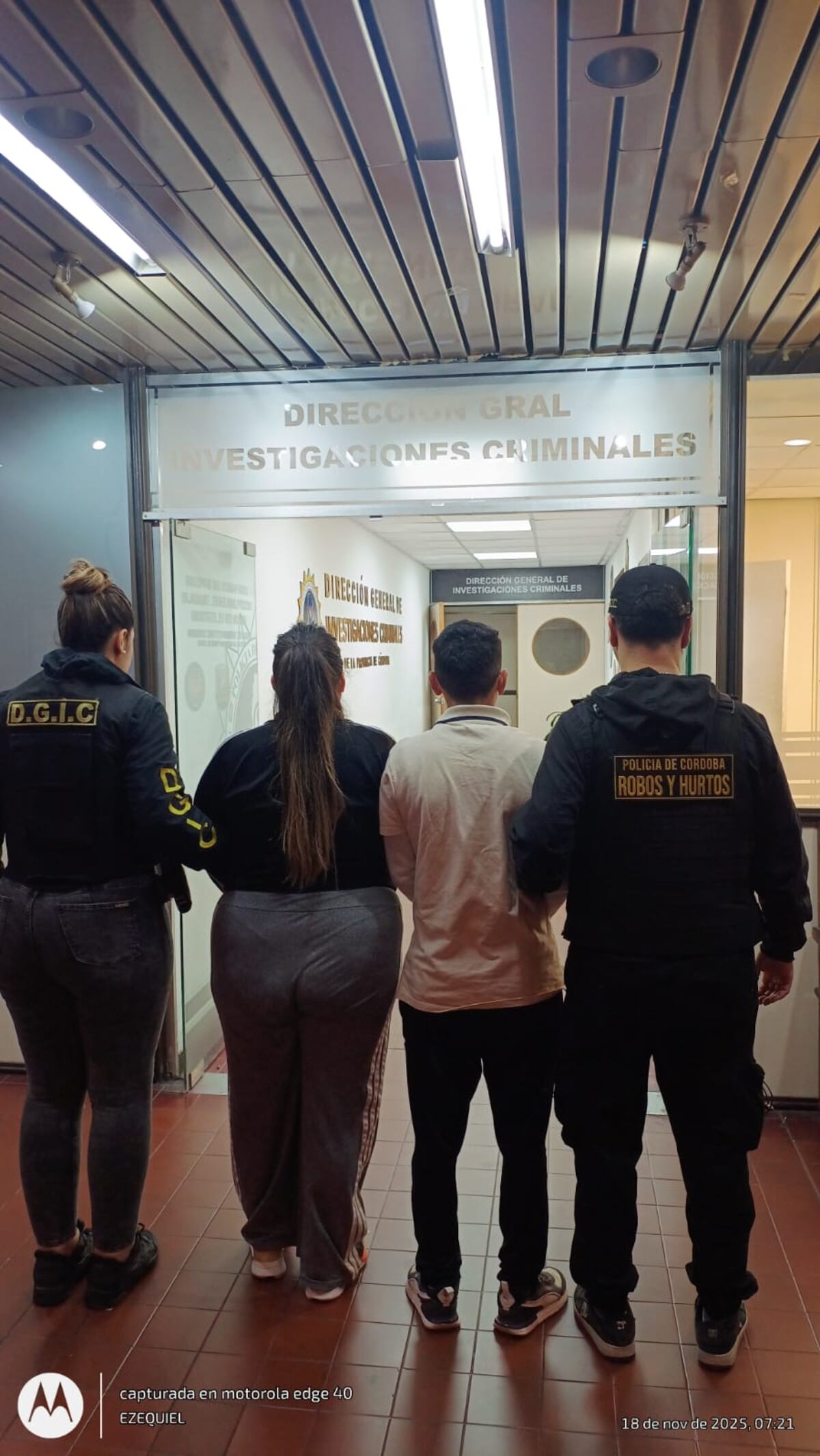 Detenidos en operativos. (Policía)