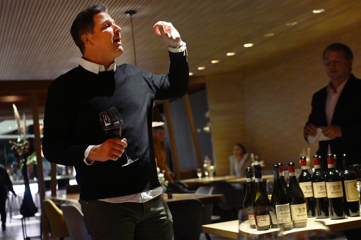 Franco Falasco es el hermano que comanda los desarrollos de los vinos de la bodega Falasco Wines. (Javier Ferreyra / La Voz)