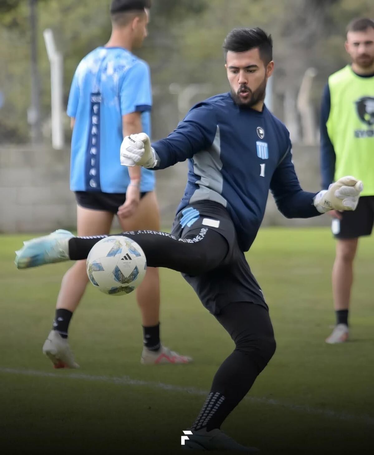 Mauricio Maslovski y la chance de atajar en Racing. Se formó en Rosario Central. (Gentileza).