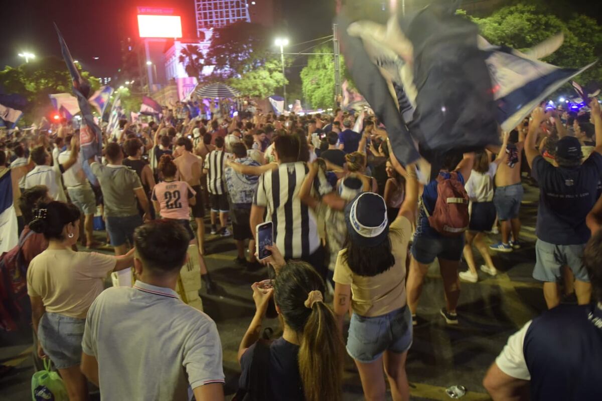 Festejos en Córdoba de los hinchas de Talleres (Javier Ferreyra/La Voz)