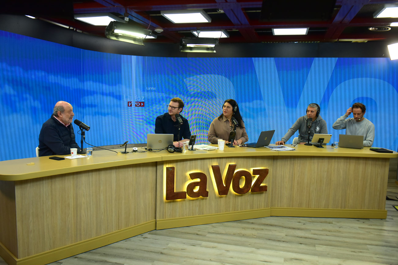 Alfredo Leuco en la mañana del Streaming de La Voz en vivo.  (Nicolás Bravo / La Voz)