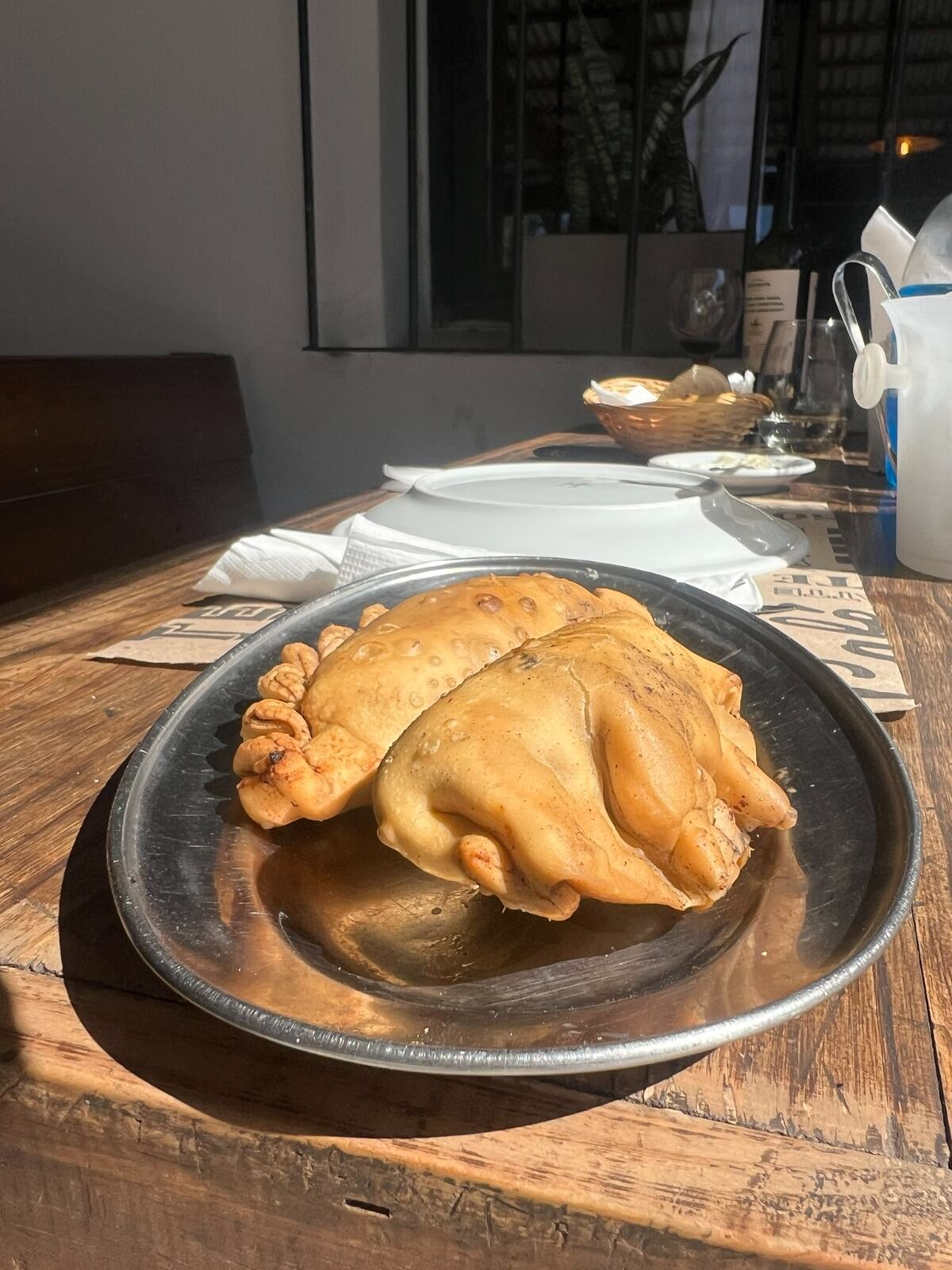 Empanadas en parrillada Las Piedritas, en Villa Allende.