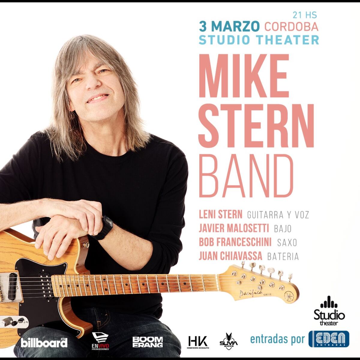 Mike Stern, por Sandrine Lee. (Gentileza Sandrine Lee)