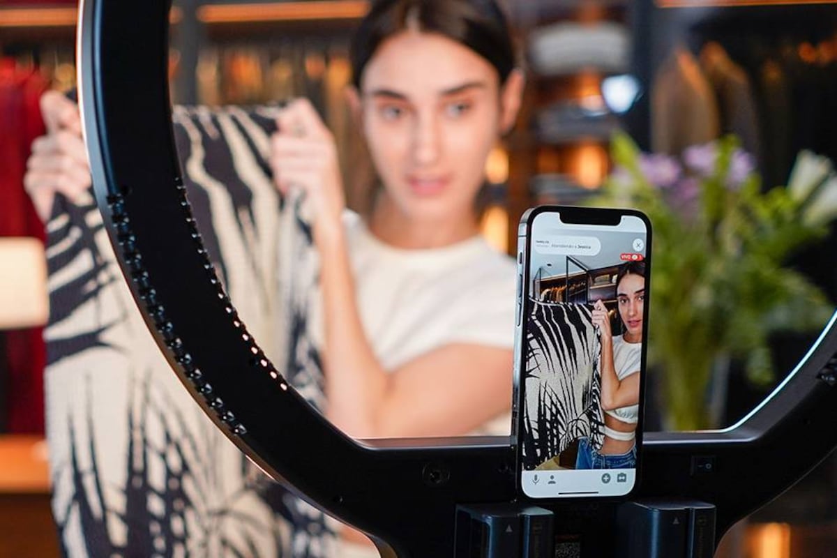 Live shopping a través de la app Gojiraf.