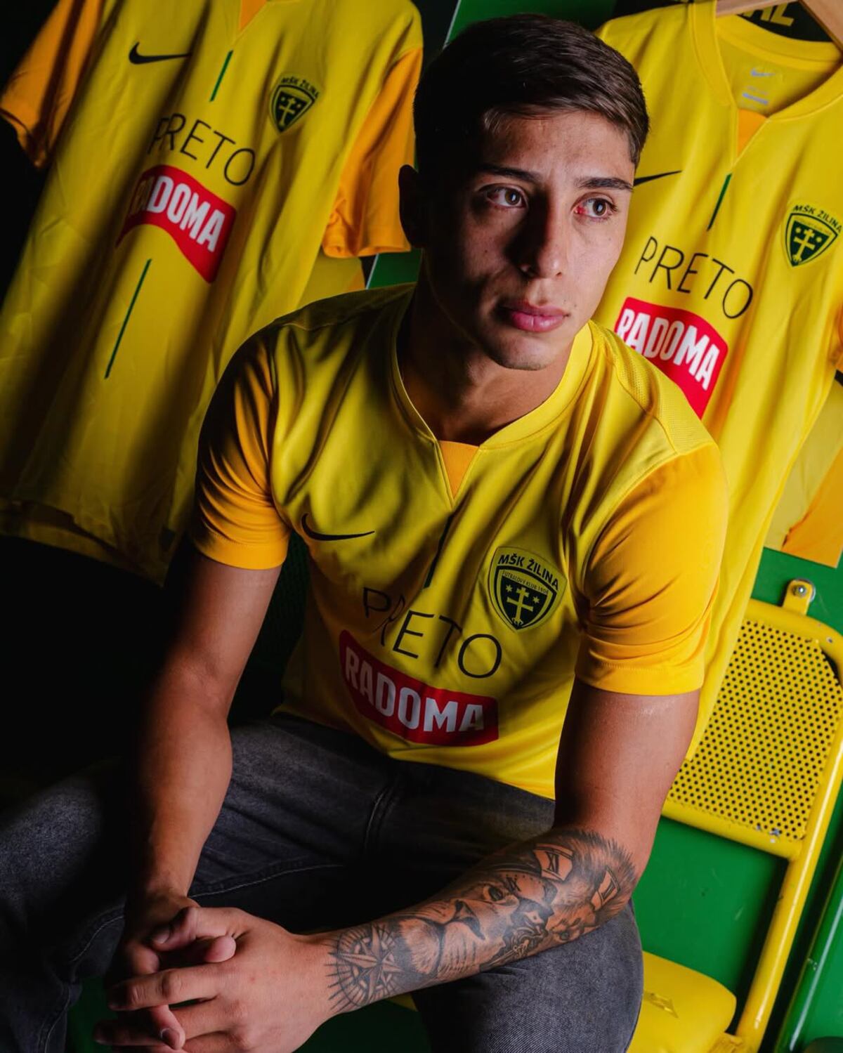 Nehuén Mendoza fue presentado en el MSK Zilina de Eslovaquia. (Prensa MSK Zilina).