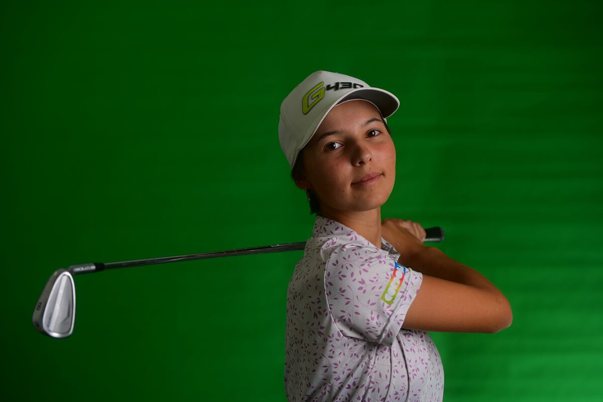 Anna Roldán Sewald, premio Estímulo 2025 en golf. (Nicolás Bravo / La Voz)