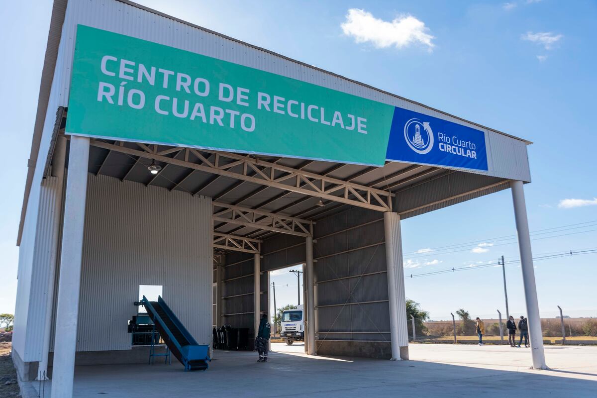 Río Cuarto. Habilitaron un centro de reciclaje y dan inicio a la separación de origen (Gentileza).