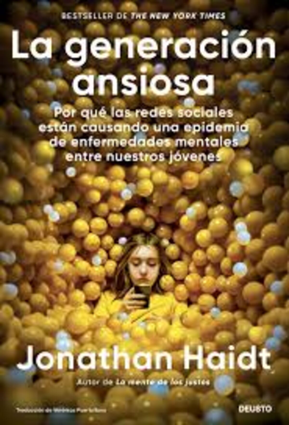 "La generación ansiosa", libro de Jonathan Haidt.