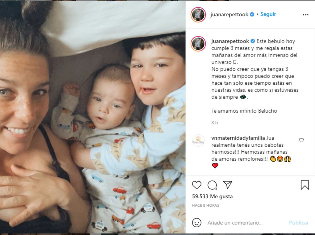 (Instagram Juana Repetto)