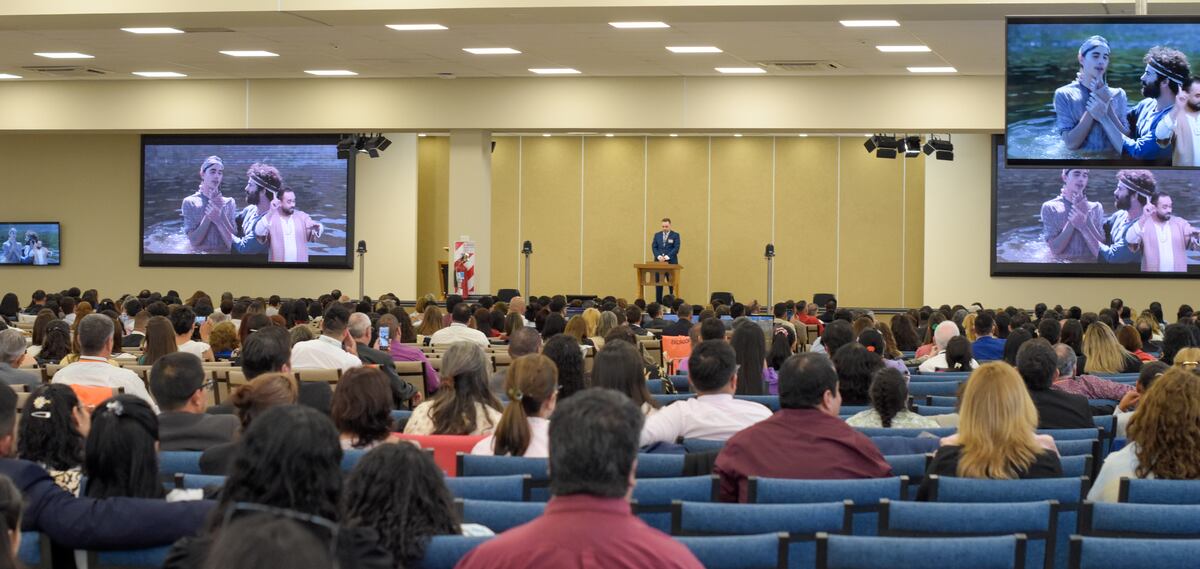 Convención de lenguajes de señas argentina en Córdoba. (Gentileza testigos de Jehová)