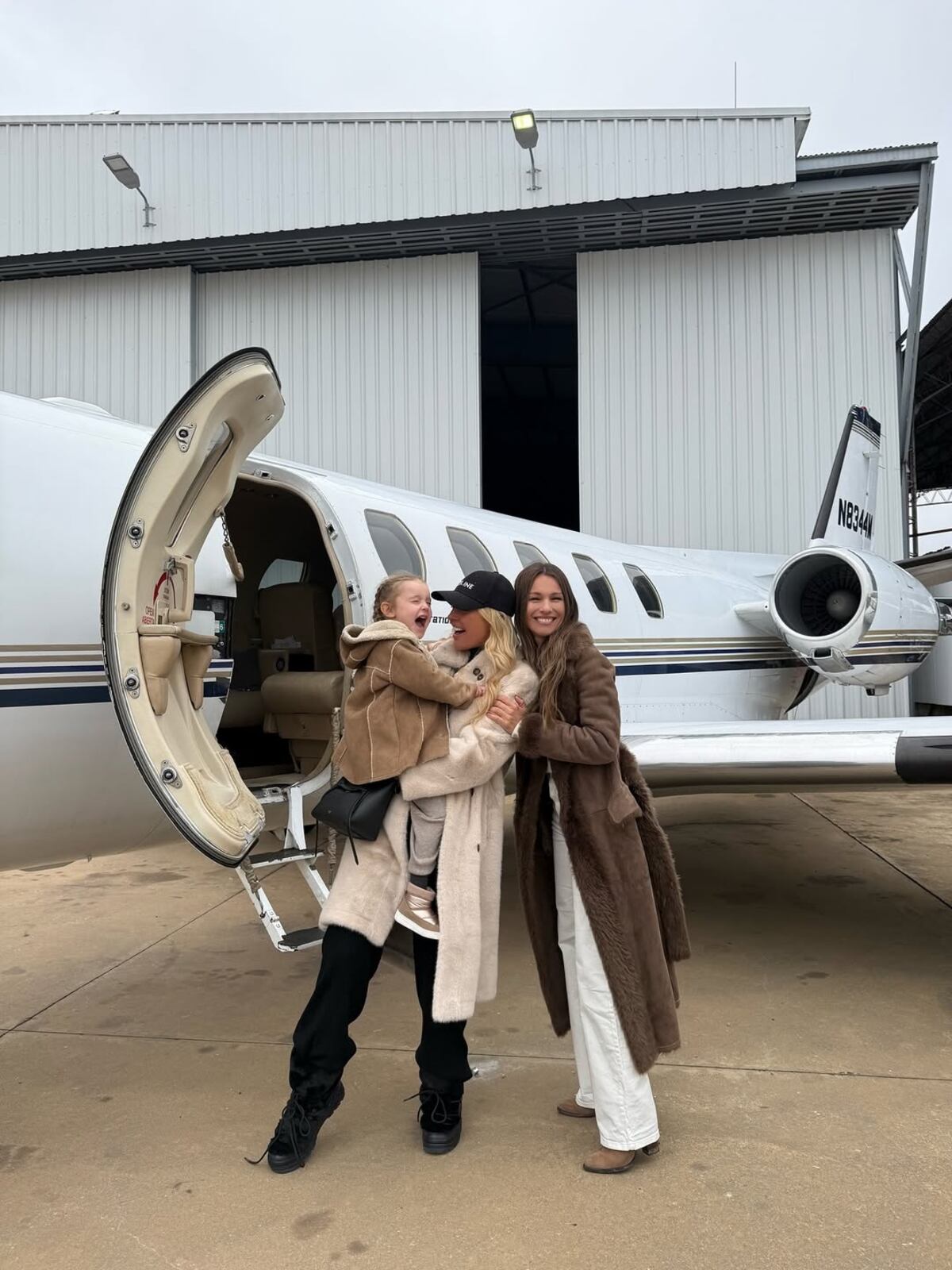 Barbie Simons con Pampita y su hija Ana (Instagram de Barbie Simons)