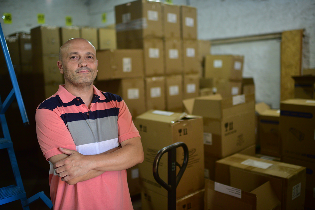 "Box Movers". A Marques le gusta el concepto que tienen los estadounidenses del mayorita, quienes se denominan como movedores de cajas. (Pedro Castillo)
