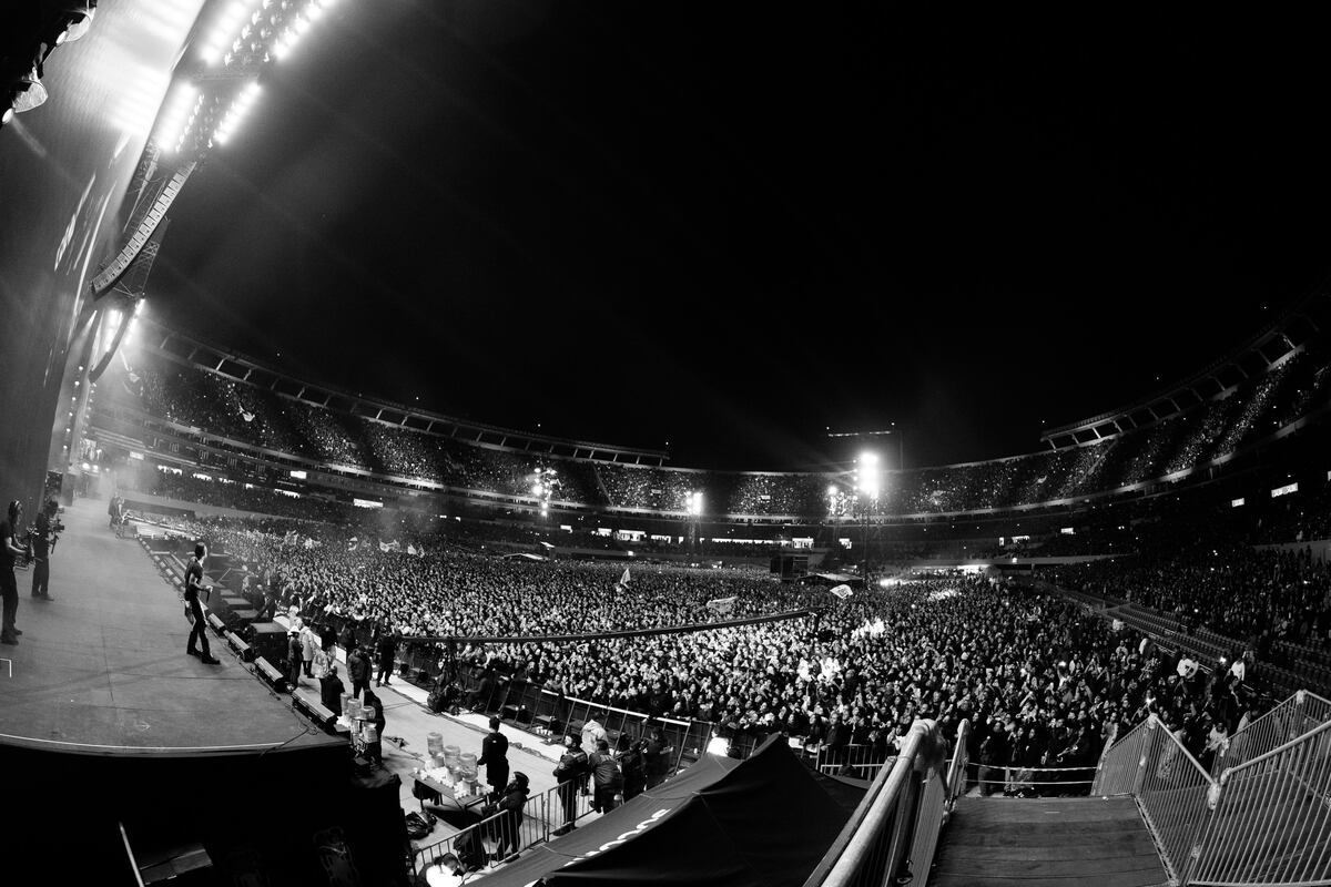 Airbag en River. (DF Entertainment e @irishsuarez)
