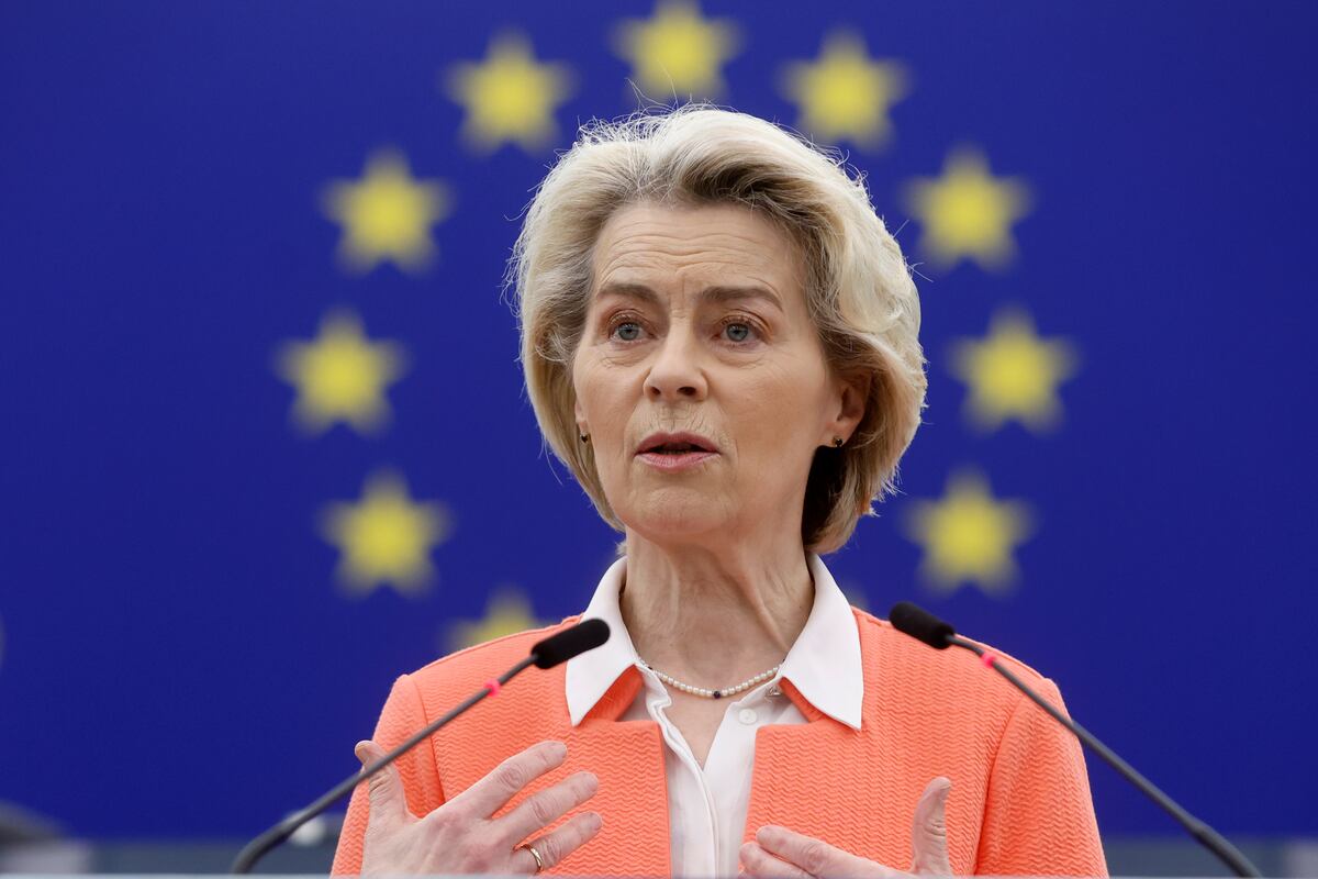 La presidenta de la Comisión Europea, Ursula von der Leyen.