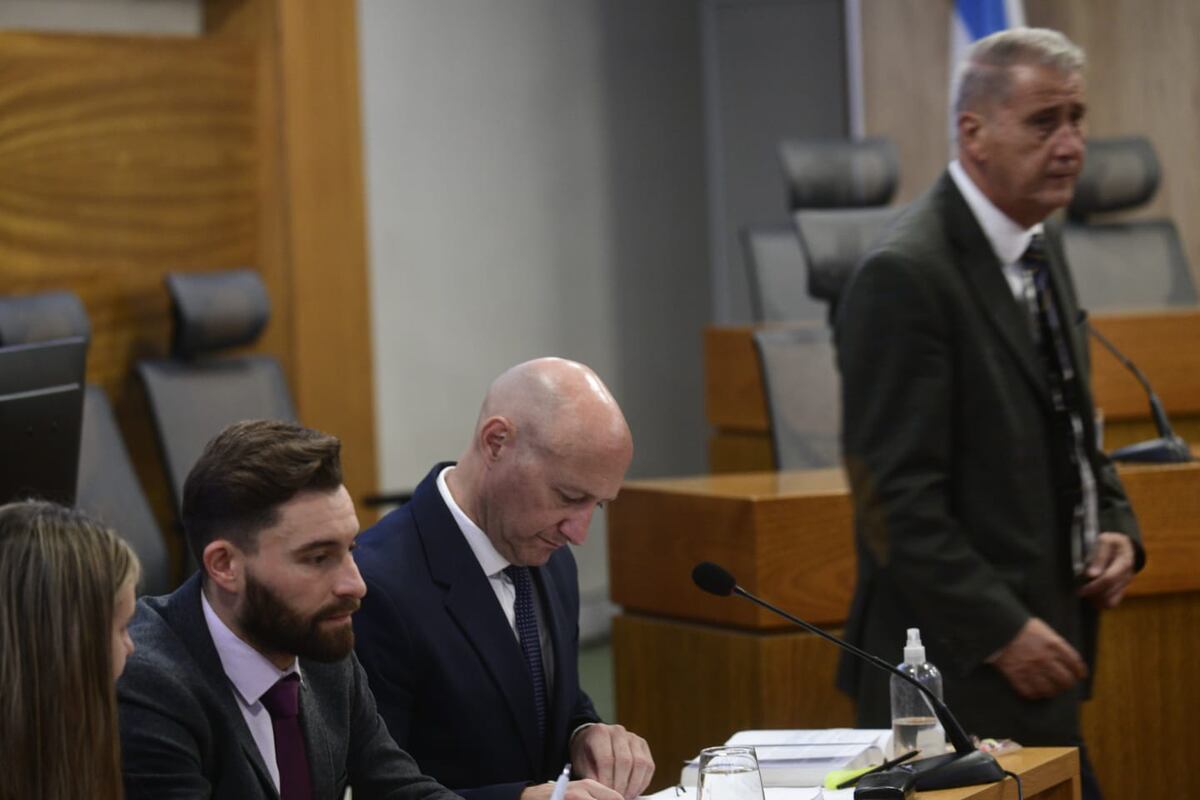 Acusador. El fiscal Gustavo Arocena lleva adelante la acusación en el juicio. (Ramiro Pereyra / La Voz)