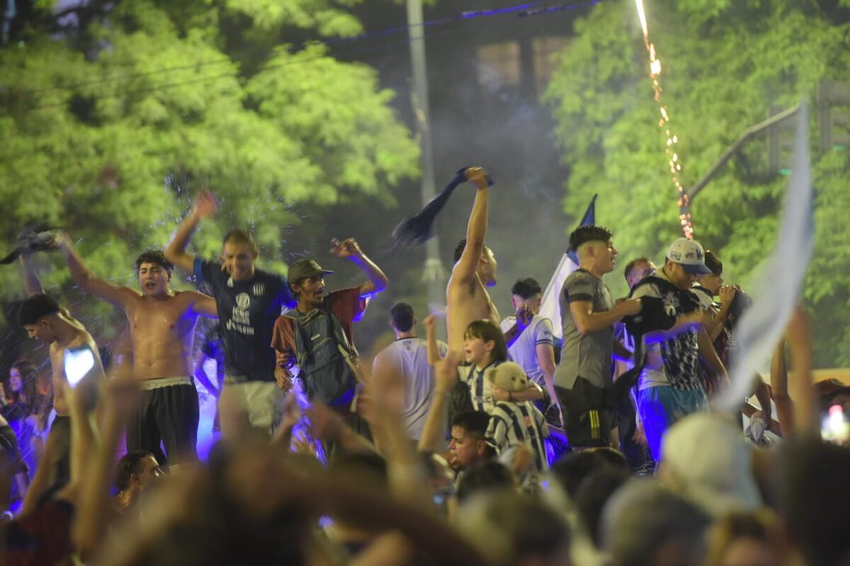 Festejos en Córdoba de los hinchas de Talleres (Javier Ferreyra/La Voz)