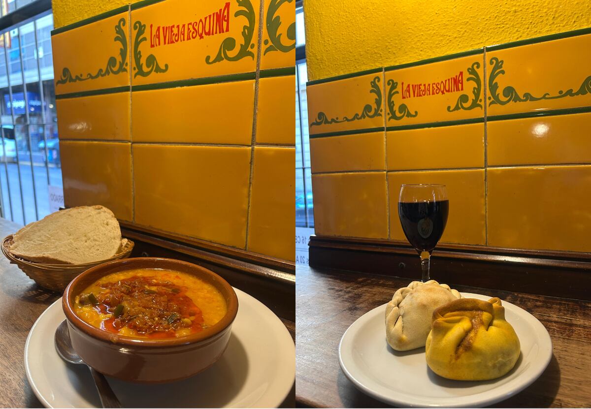 La Vieja Esquina es un restaurante en el centro de Córdoba que se caracteriza por sus comidas típicas, sabrosas y contundentes.