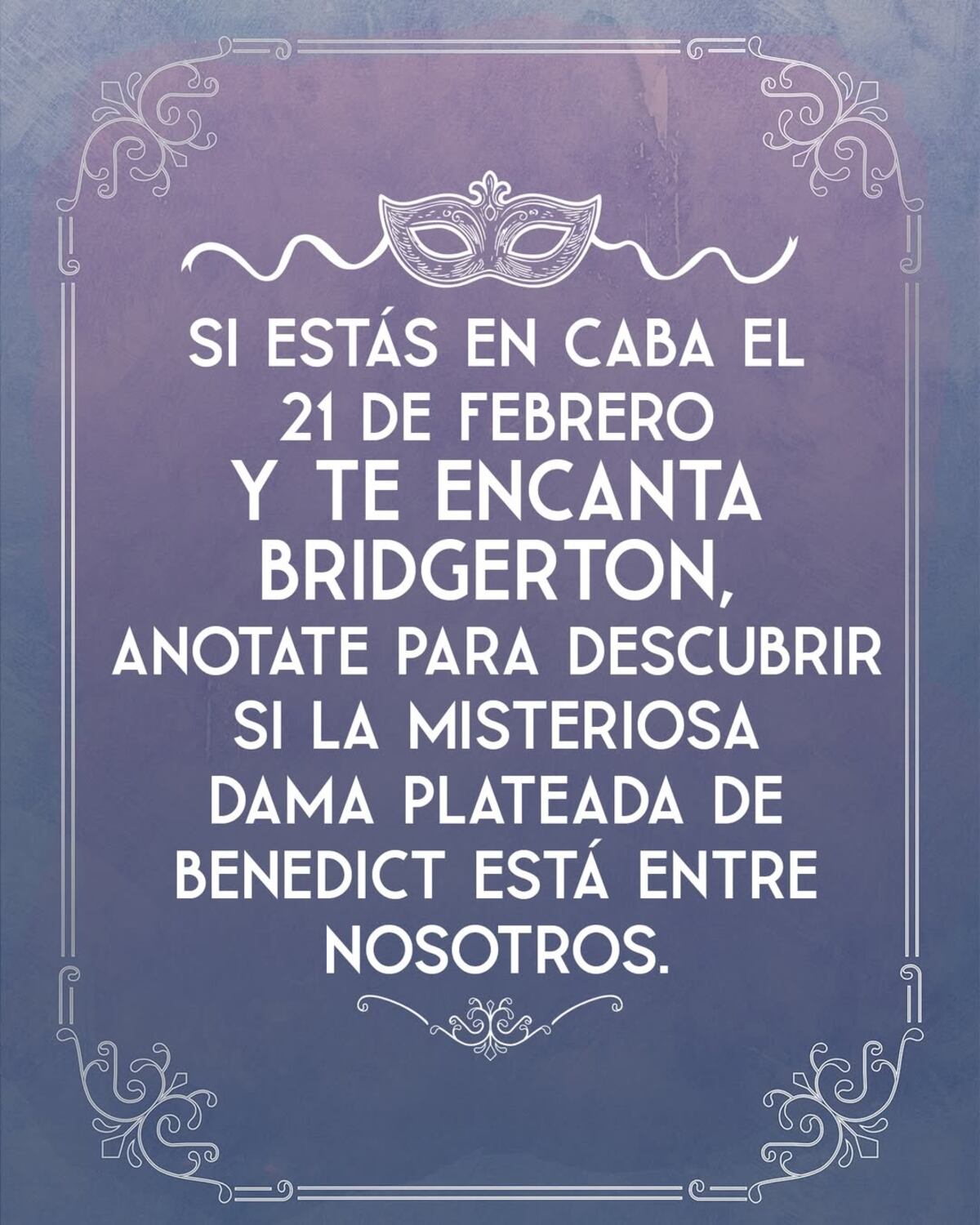 Fiesta al estilo Bridgerton: lo que tenés que saber si estás en Buenos Aires.