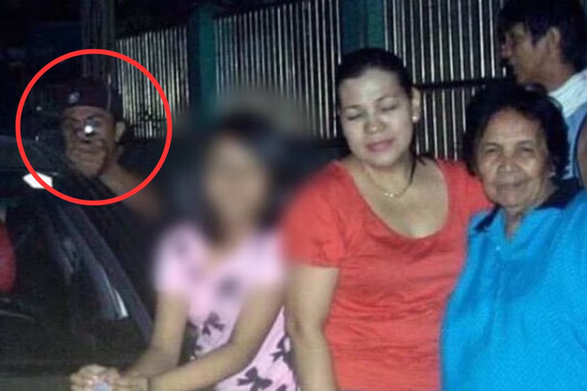Concejal filipina capturó a su asesino en una foto familiar de año nuevo. (Gentileza)