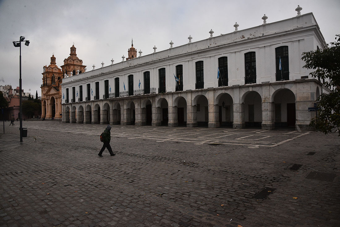 Frío en Córdoba. Foto: Pedro Castillo