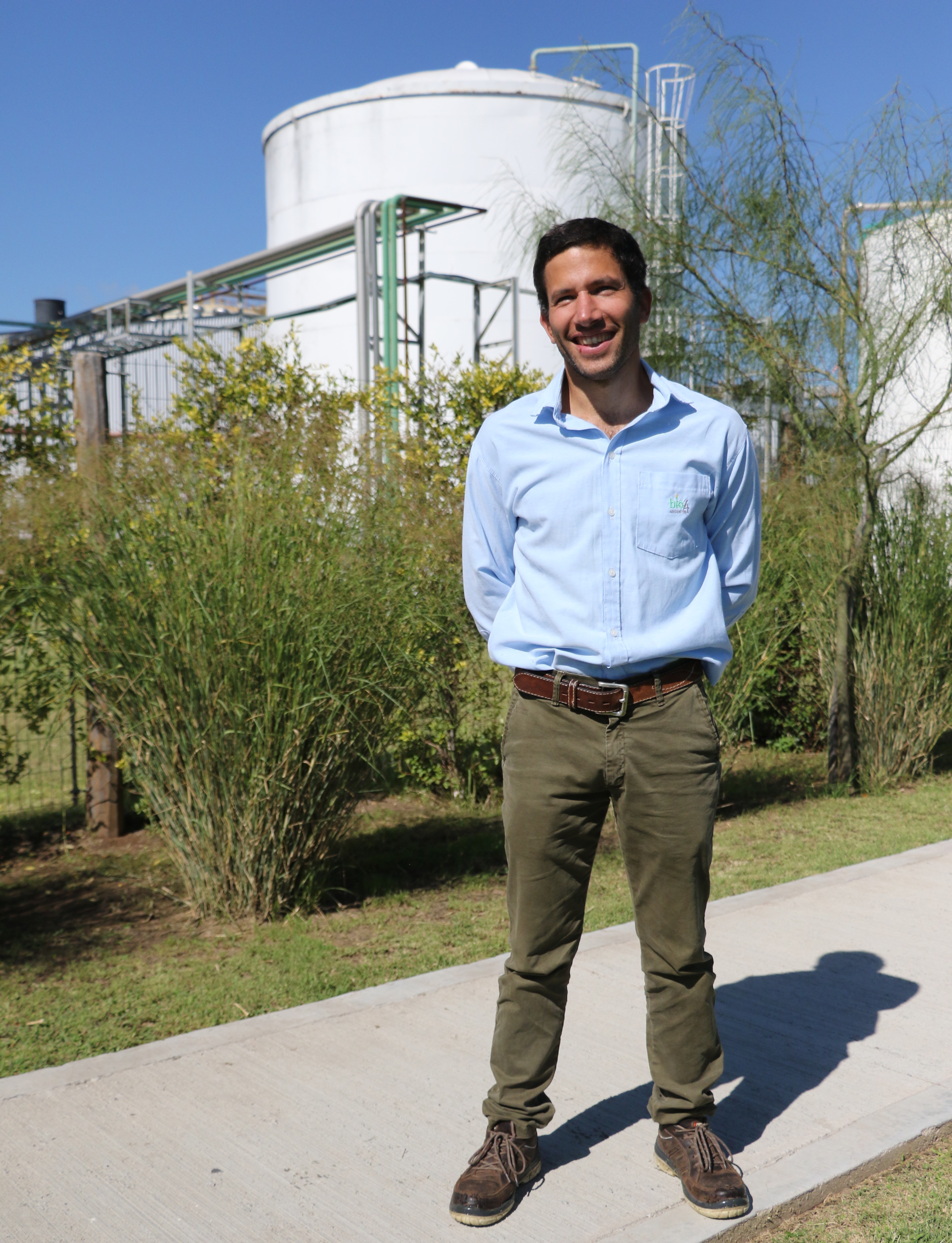 PRONÓSTICO. Tomás Beamonte, gerente general de Bio 4 proyecta una demanda sostenida para los combustibles renovables. (La Voz)
