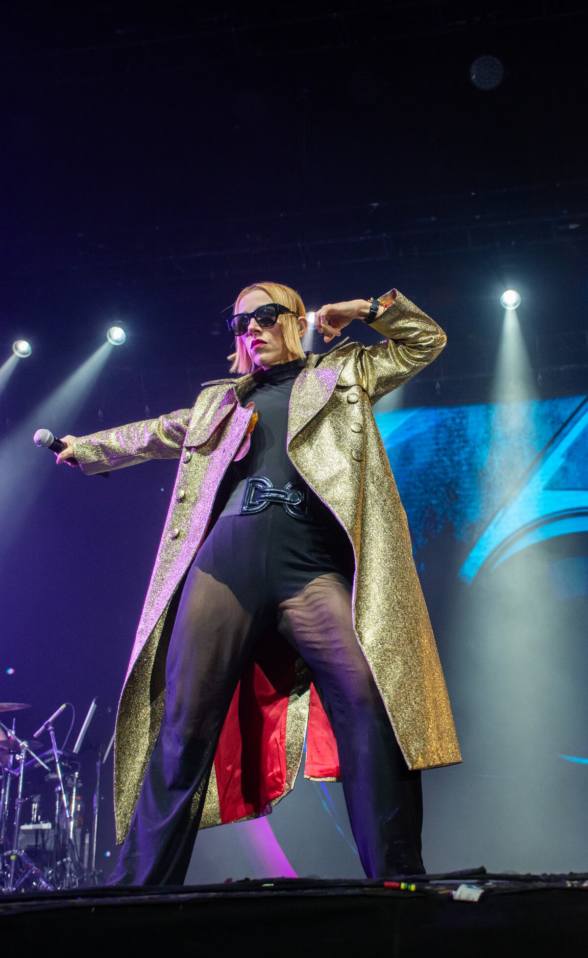 Miranda!, durante su reciente show en el Quality Arena. (Gentileza Andrea Zana)