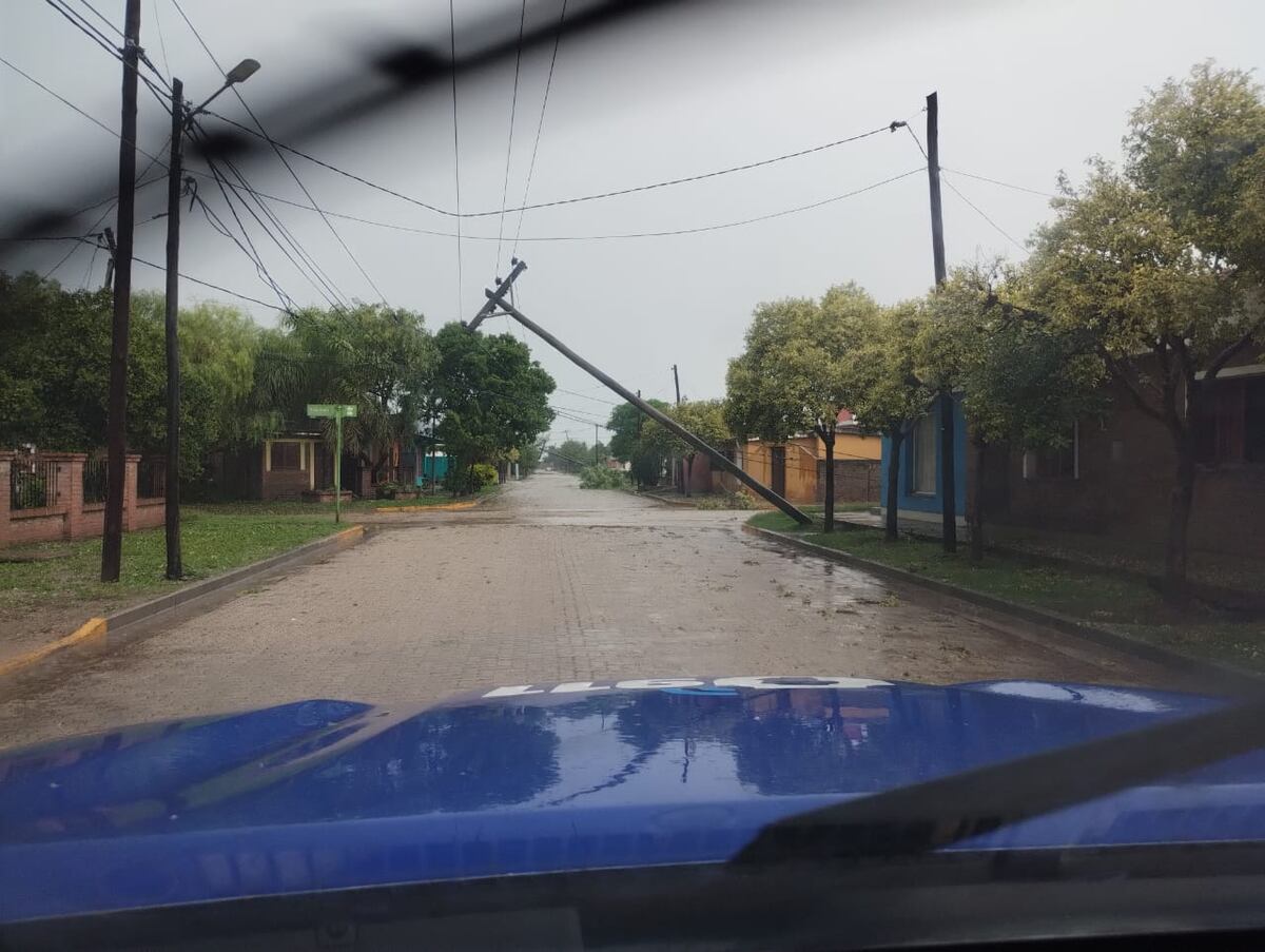 Temporal en Sebastián Elcano. (Gentileza)