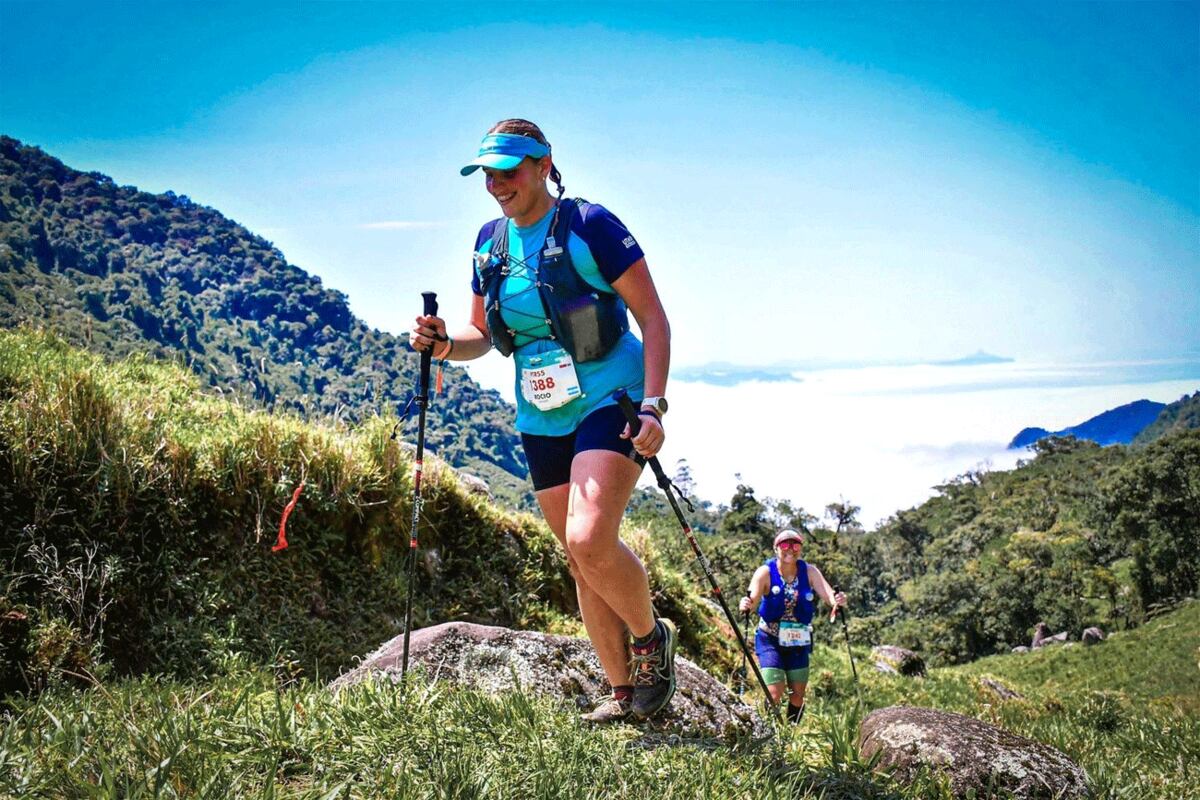 Rocío Sarasate trabaja 12 horas por día y se le complica entrenar, pero hará todo lo posible para disfrutar a pleno de su primera experiencia en Mont-Blanc. (Gentileza Rocío Sarasate)