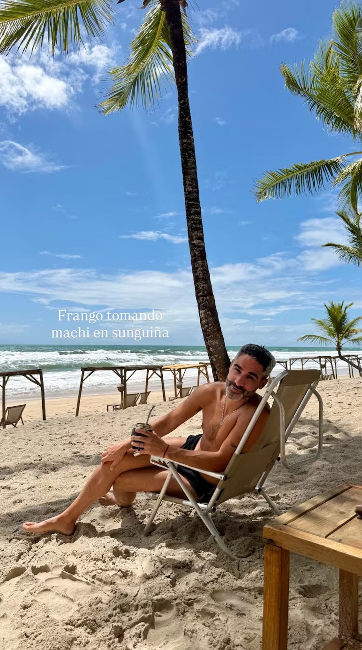 Las vacaciones de Tefi Russo y El Pollo Álvarez.