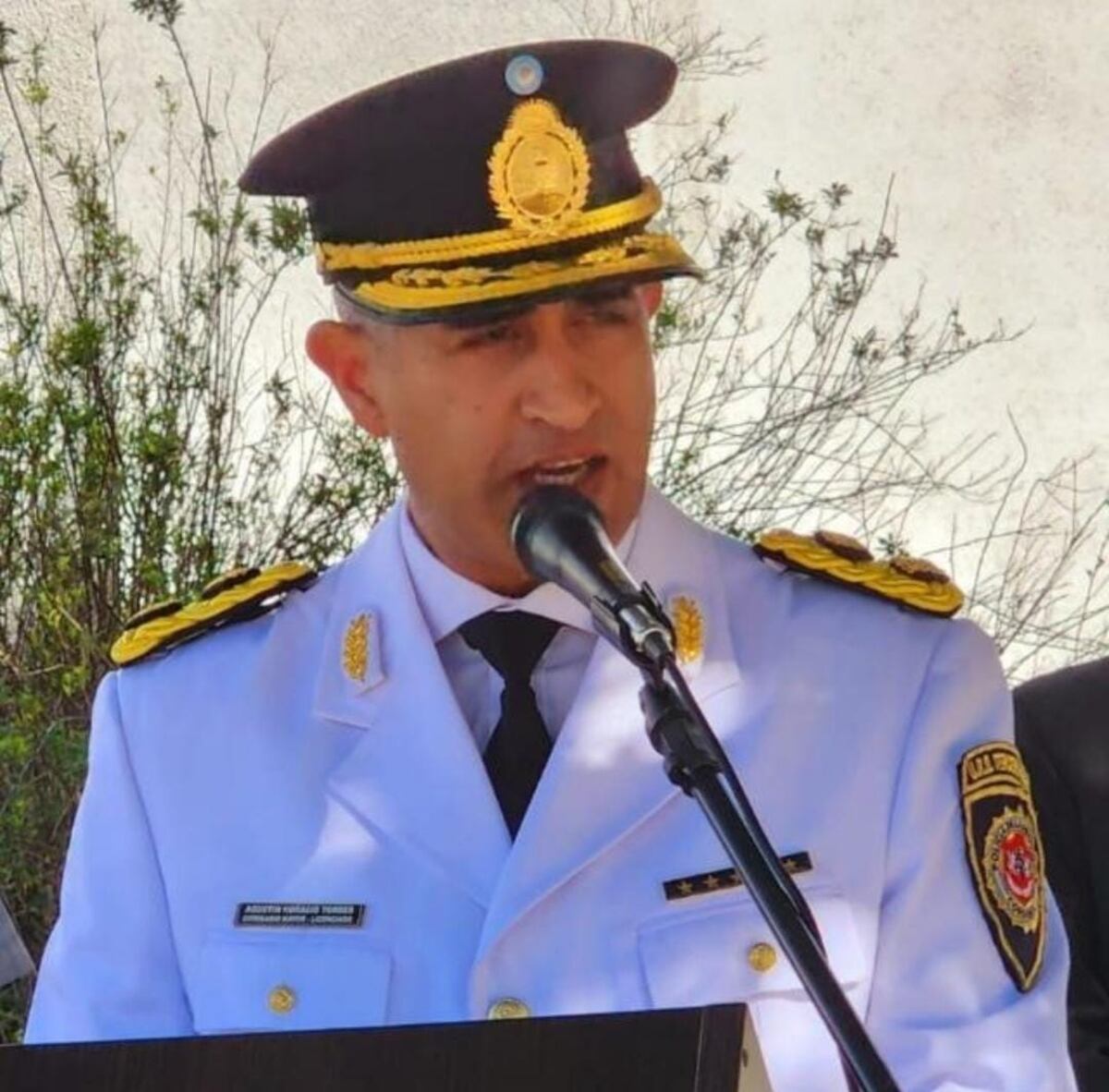Agustín Torres. Es el nuevo jefe de policía en Río Cuarto.