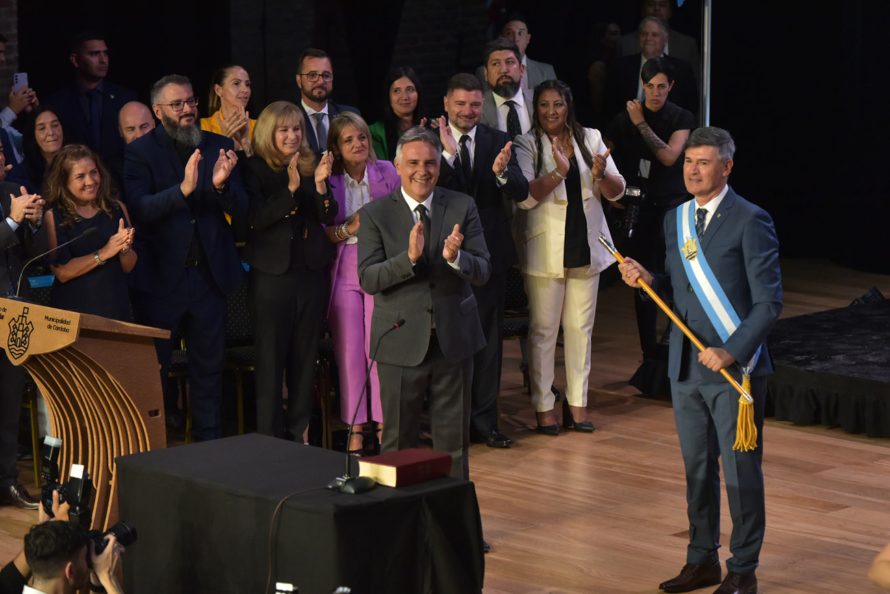 Daniel Passerini asumió como intendente de Córdoba. (Facundo Luque / La Voz)