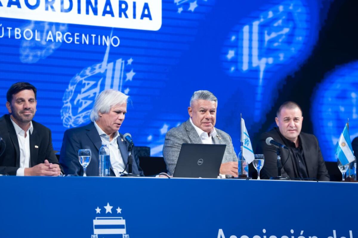 Se llevó a cabo la Asamblea General Extraordinaria y Ordinaria 2025 de la Asociación del Fútbol Argentino en el predio de Ezeiza. (Prensa AFA).