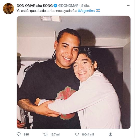 Don Omar hincha de la Scaloneta