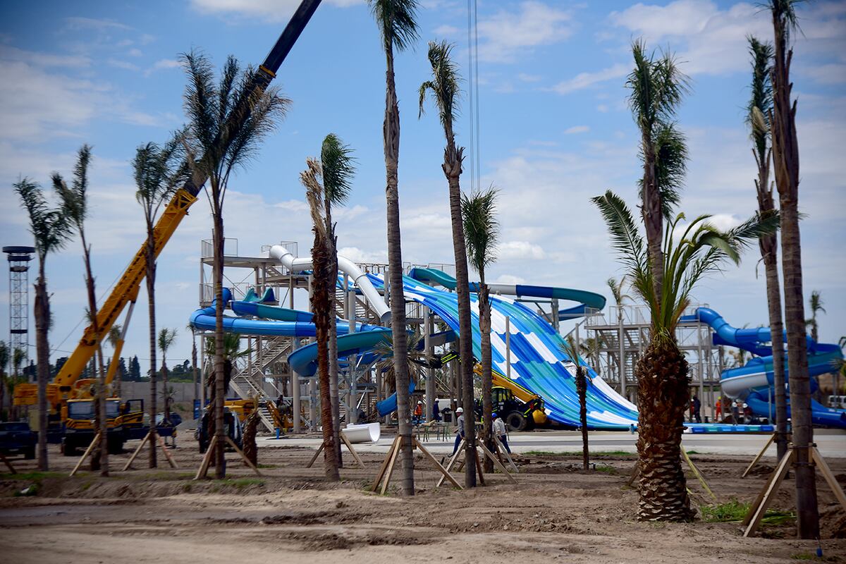 Infinito Water Park incluirá parquización con palmeras y caña jásper. (Pedro Castillo / La Voz)